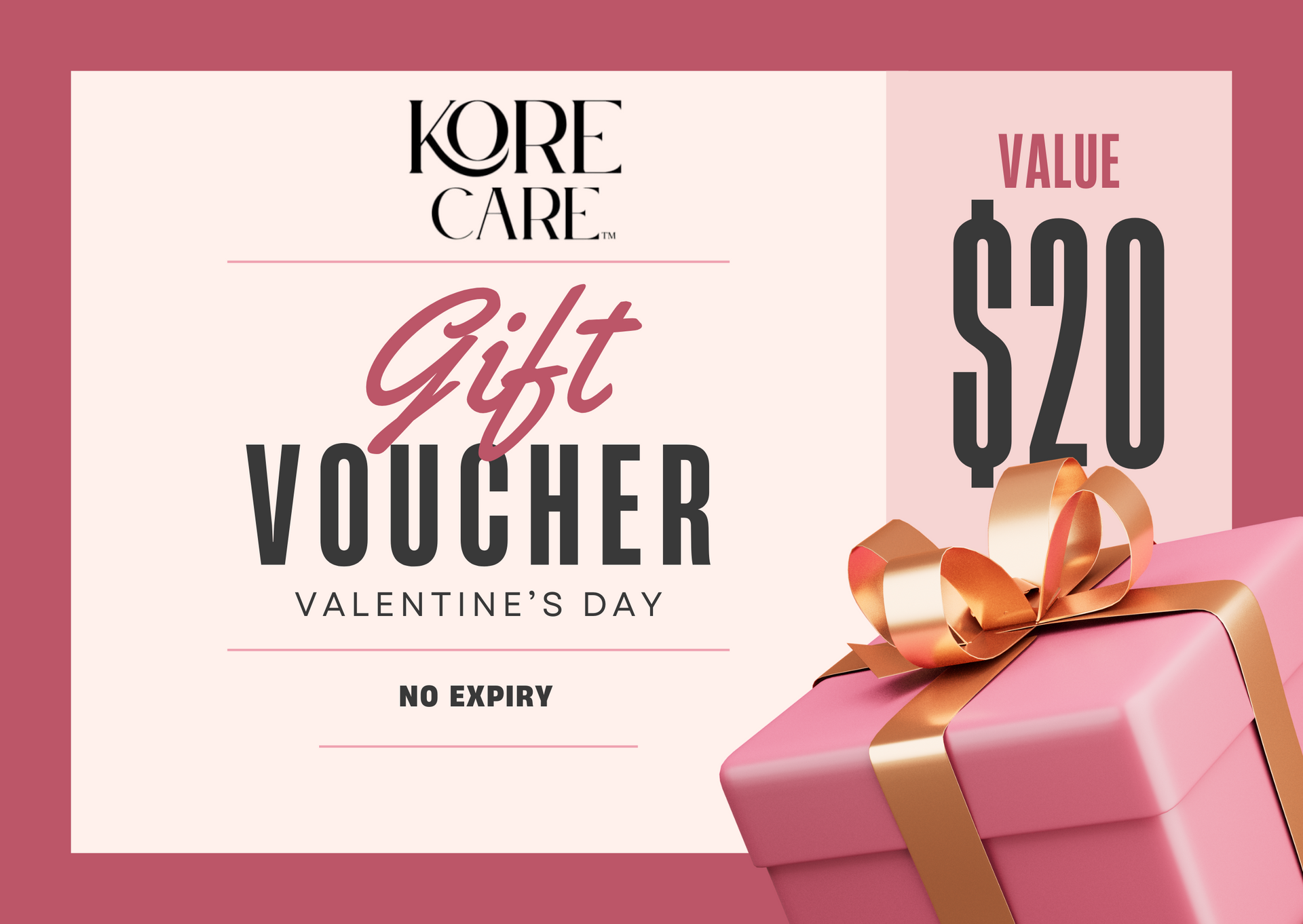 Kore Care Digital Gift Card Convenient Wellness Gifting