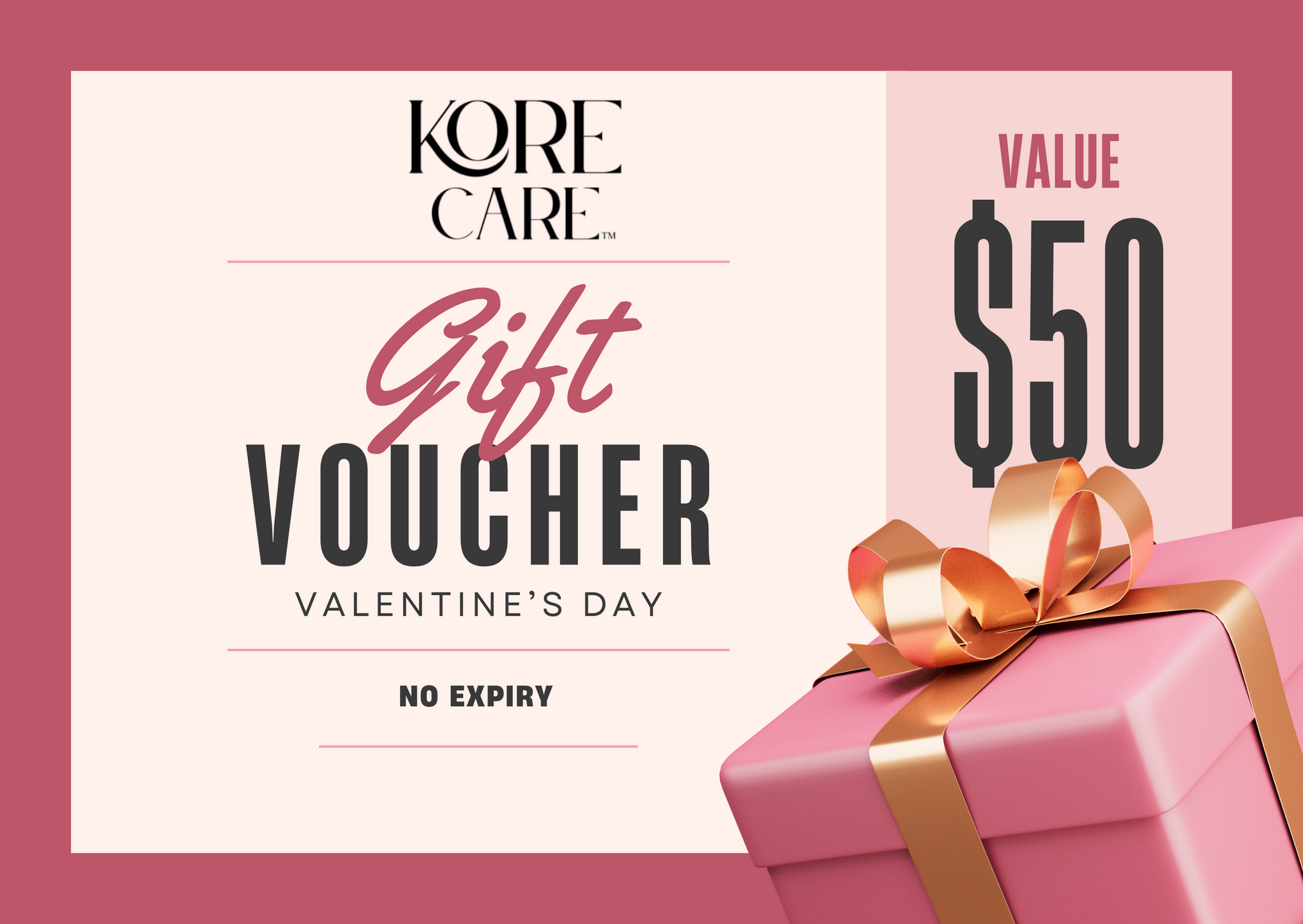 Kore Care Digital Gift Card Convenient Wellness Gifting