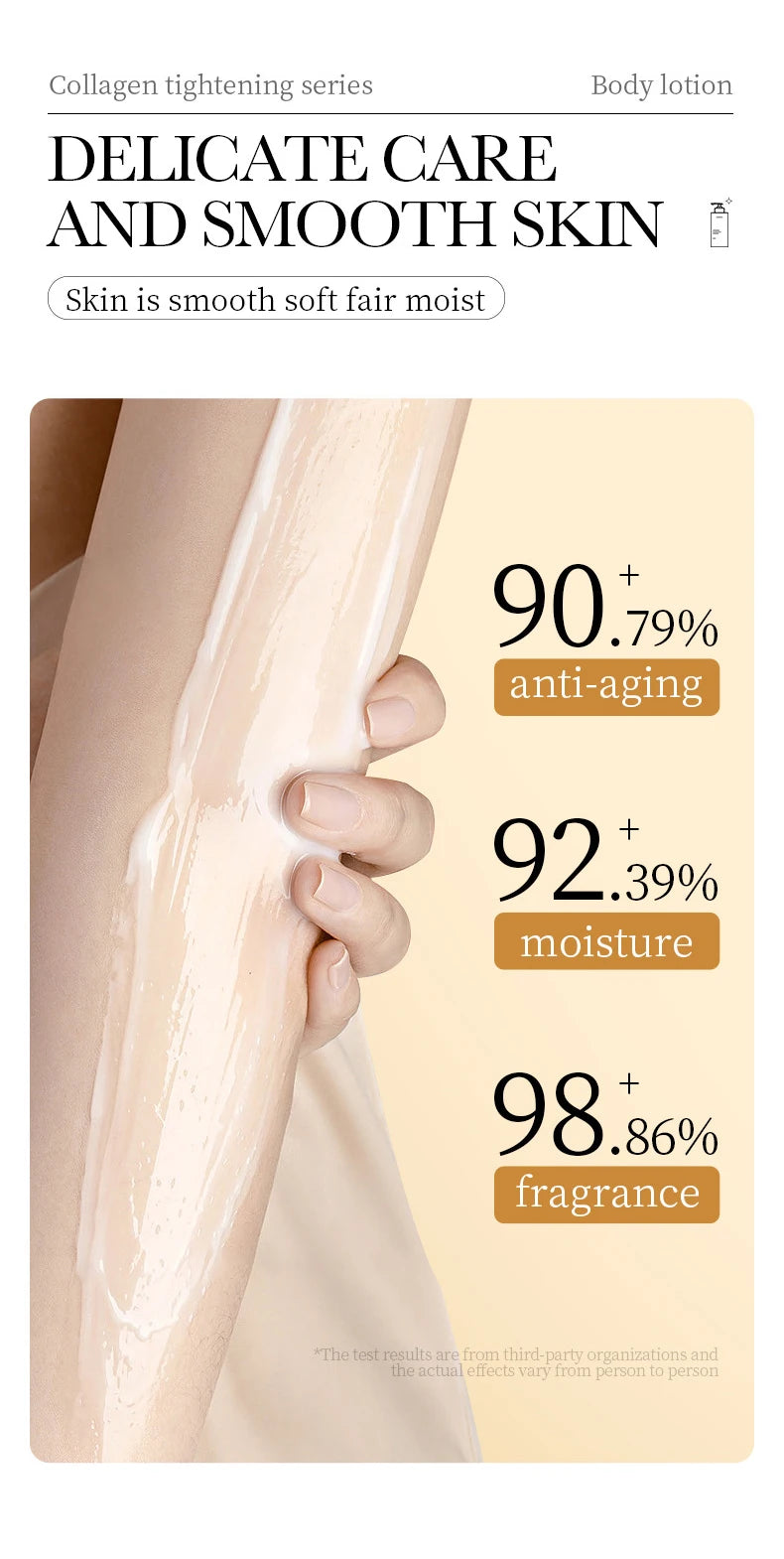 Collagen Milk Whitening Cream  Brightening Face & Body Moisturizer