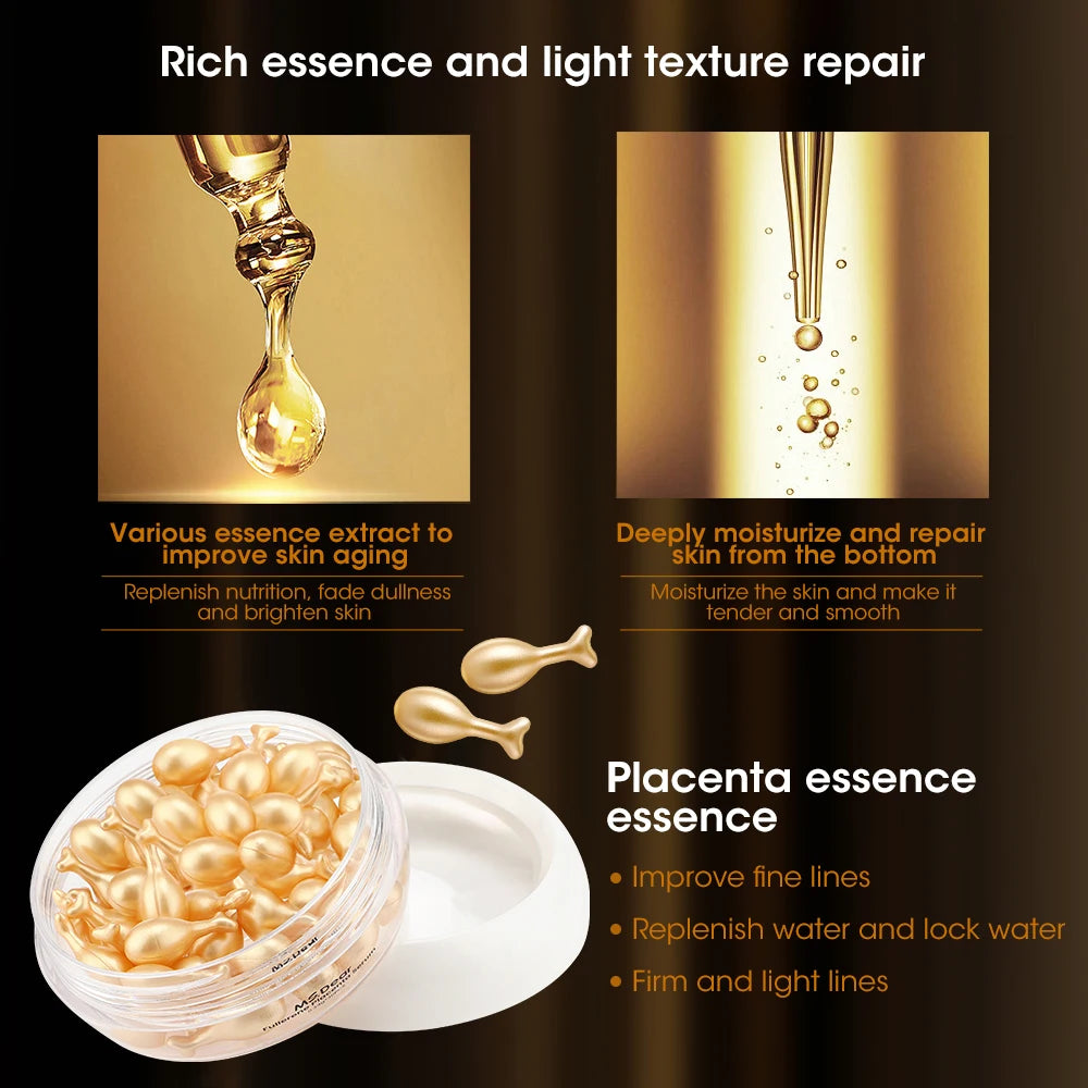 30pcs Hyaluronic Acid Capsules Hydrating, Repairing Facial Essence