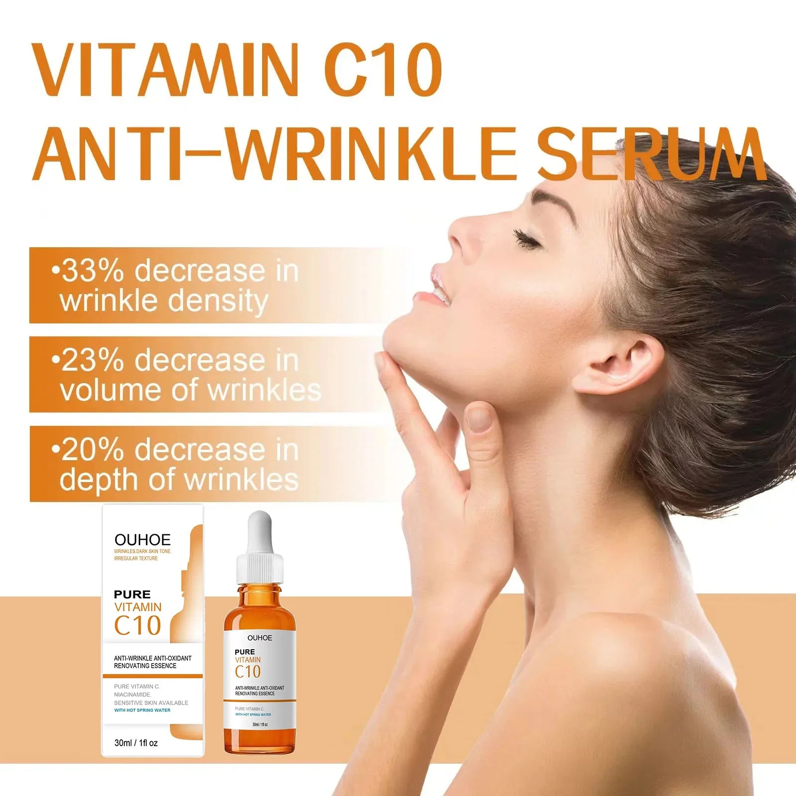 Vitamin C Face Serum – Brightens, Firms, Fades Wrinkles Fast