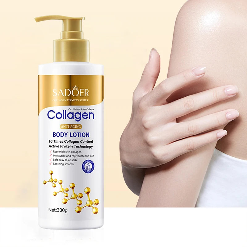 Collagen Milk Whitening Cream  Brightening Face & Body Moisturizer