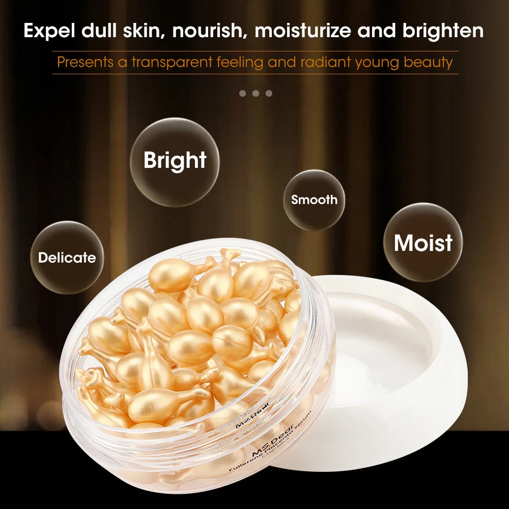 30pcs Hyaluronic Acid Capsules Hydrating, Repairing Facial Essence