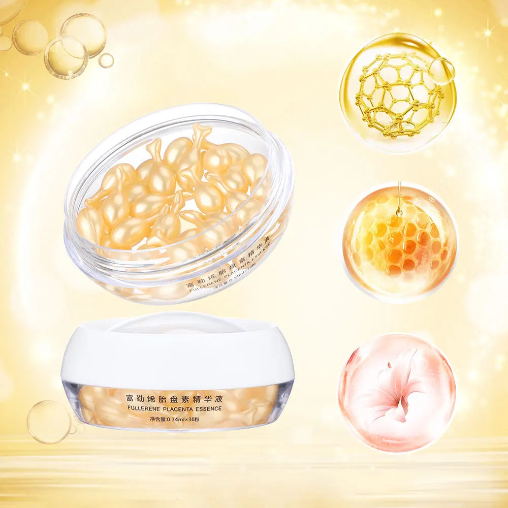 30pcs Hyaluronic Acid Capsules Hydrating, Repairing Facial Essence